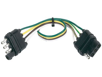 4 Way Flat to 4 Way Flat 18 Inch Lead Wire by Husky Towing
