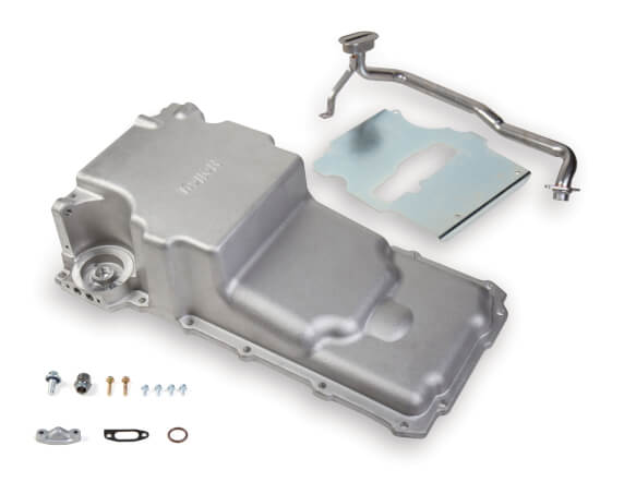 Holley GM LS Swap Oil Pan - Additional Front Clearance by Holley