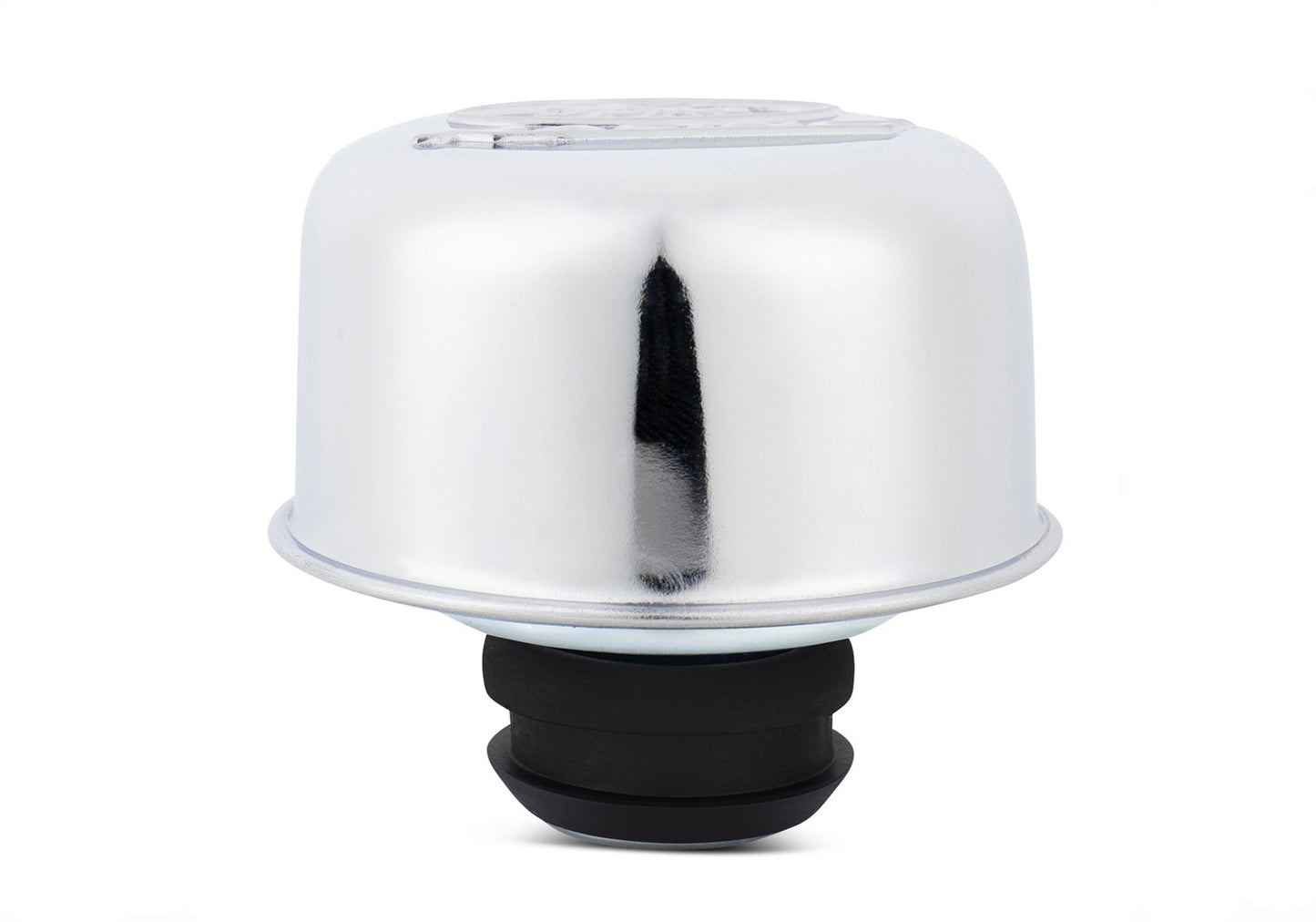 Ford Racing Logo Air Breather Cap: Push-In Type Chrome by Ford Performance Parts