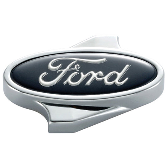 Chrome Air Cleaner Nut: Ford Logo by Ford Performance Parts