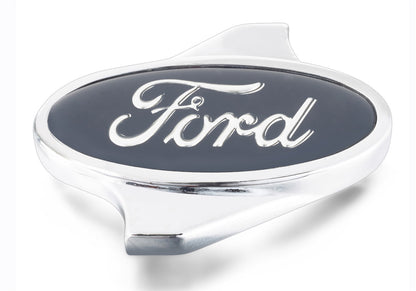 Chrome Air Cleaner Nut: Ford Logo by Ford Performance Parts