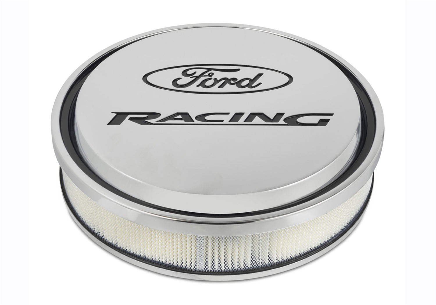 Ford Racing Slant Edge Air Cleaner Chrome by Ford Performance Parts