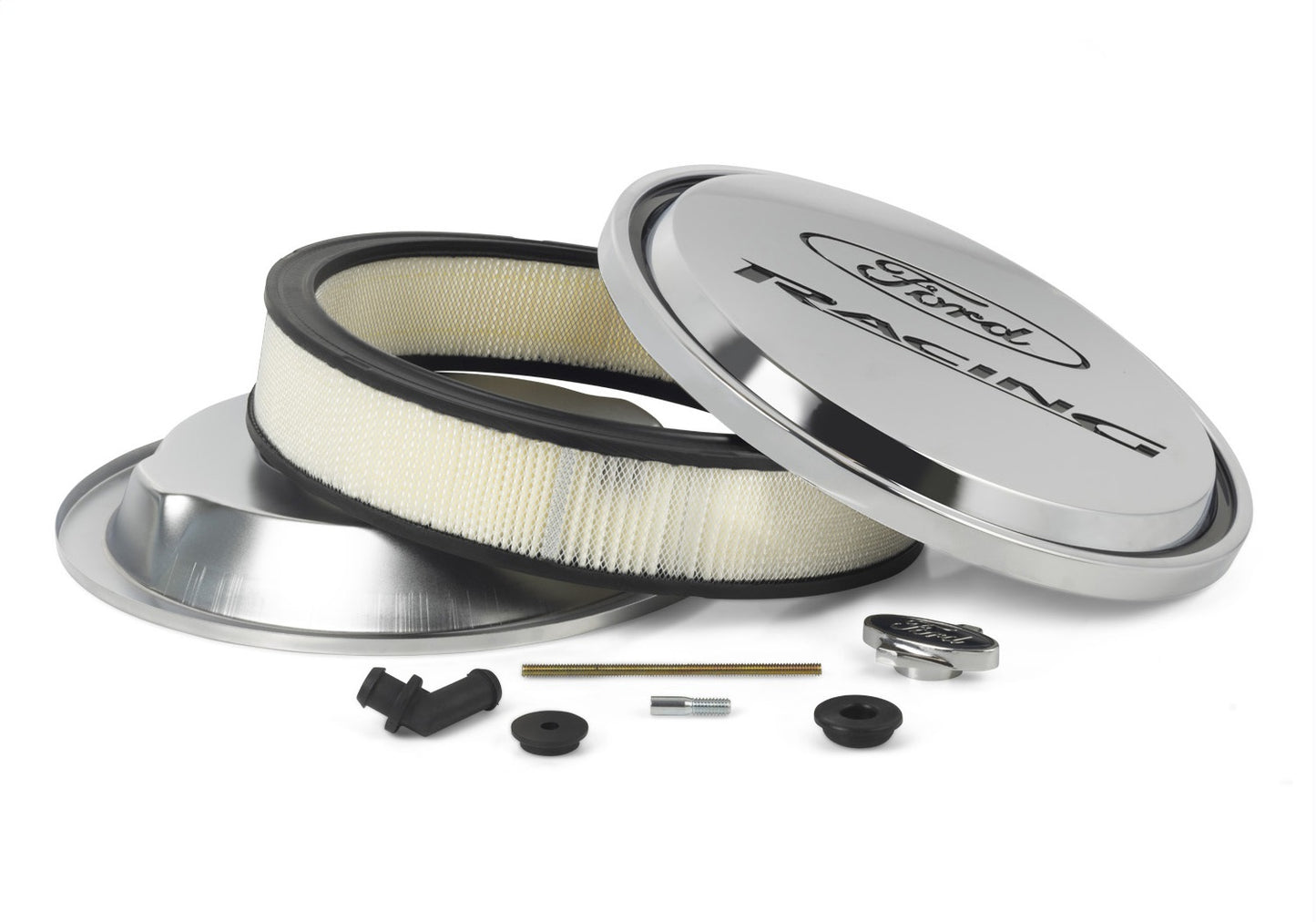 Ford Racing Slant Edge Air Cleaner Chrome by Ford Performance Parts