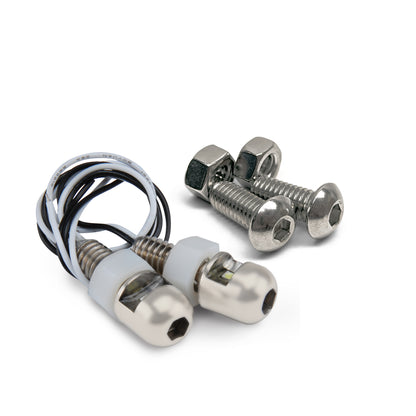One pair of LED lighted bolts, and one pair of nuts and bolts. by Design Engineering