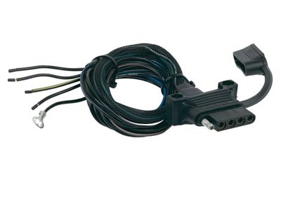 5 Way Flat Vehicle End 48" Molded In Dust Cover/Grease Packet & Grnd Screw by Husky Towing