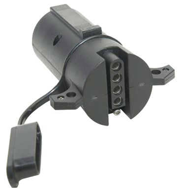 7 RV To 5 Wire Flat Fits Marine Trailers Equipped With Surge Brakes & Dust Cover by Husky Towing