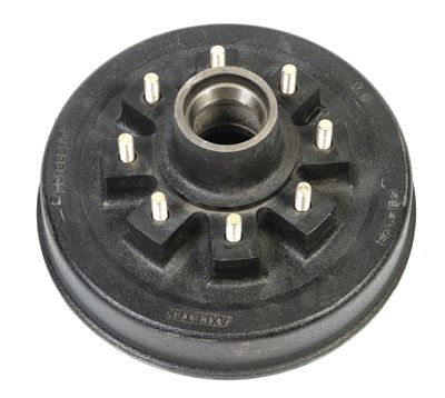 With Drum 5500 To 7000 LB Cap 8 x 6-1/2 Dia Bolt Patt 1/2 Inch Stud Dia Single by Husky Towing