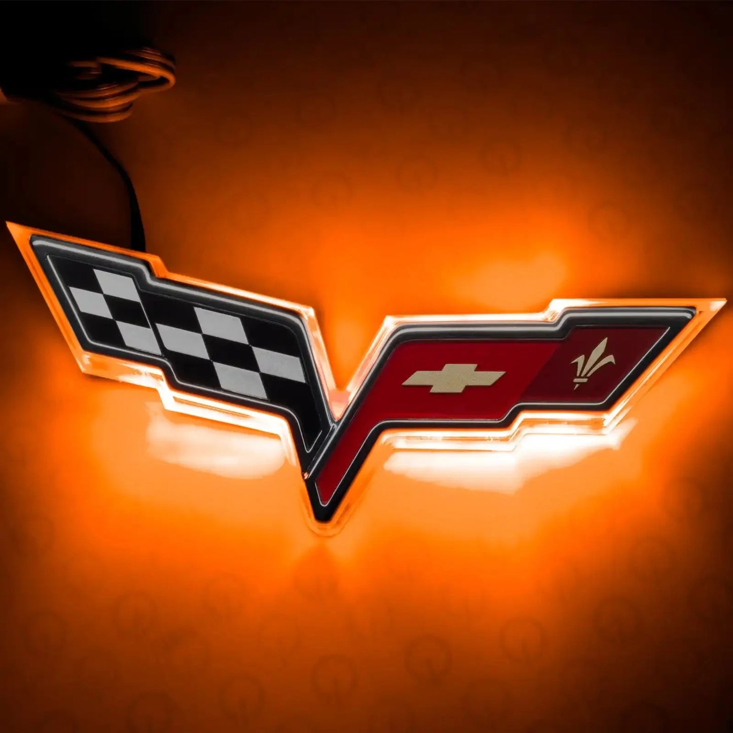 ORACLE Lighting 2005-2013 Chevrolet C6 Corvette Illuminated Emblem by ORACLE Lighting