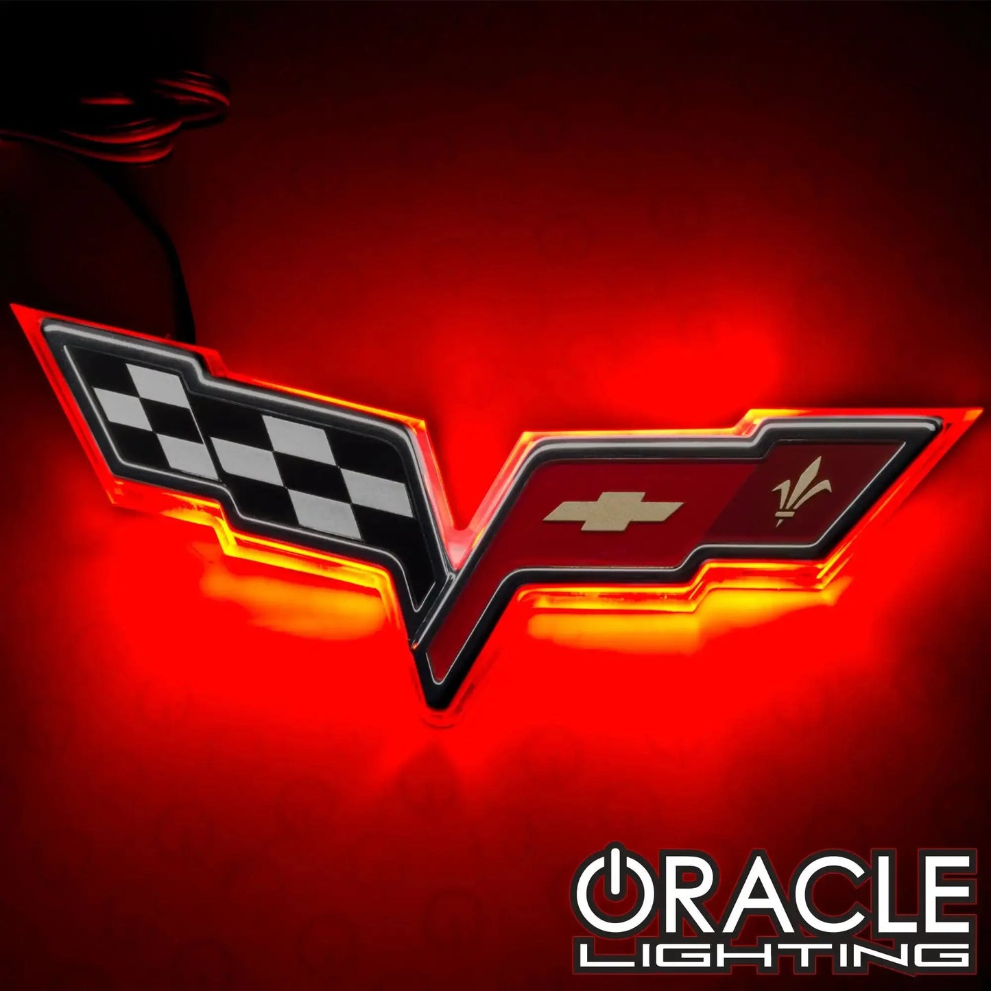 ORACLE Lighting 2005-2013 Chevrolet C6 Corvette Illuminated Emblem by ORACLE Lighting