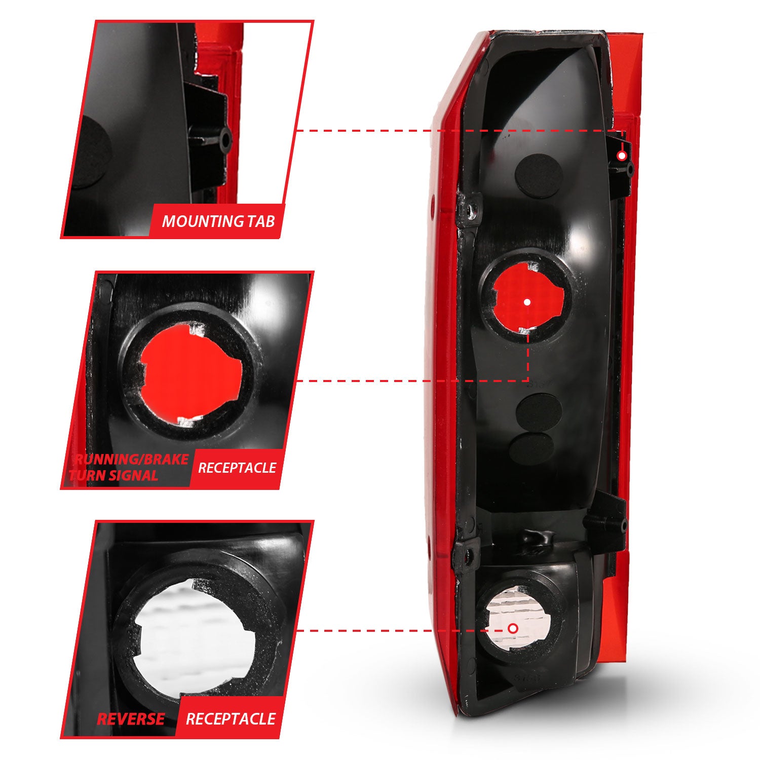 Tail Light Assembly by ANZO USA