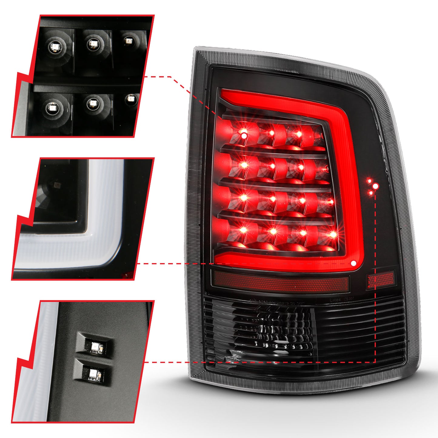 Tail Light Assembly by ANZO USA