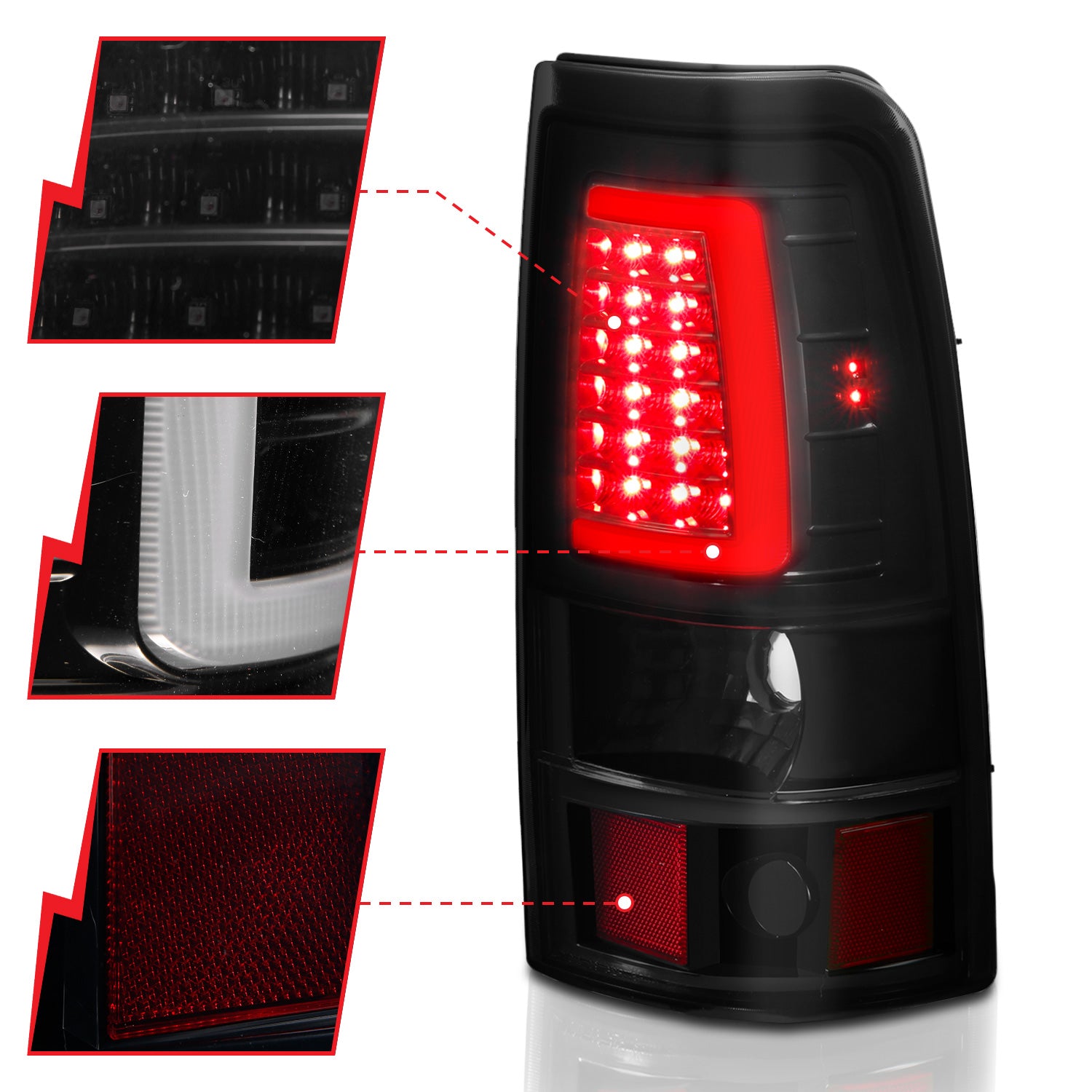 Tail Light Assembly by ANZO USA
