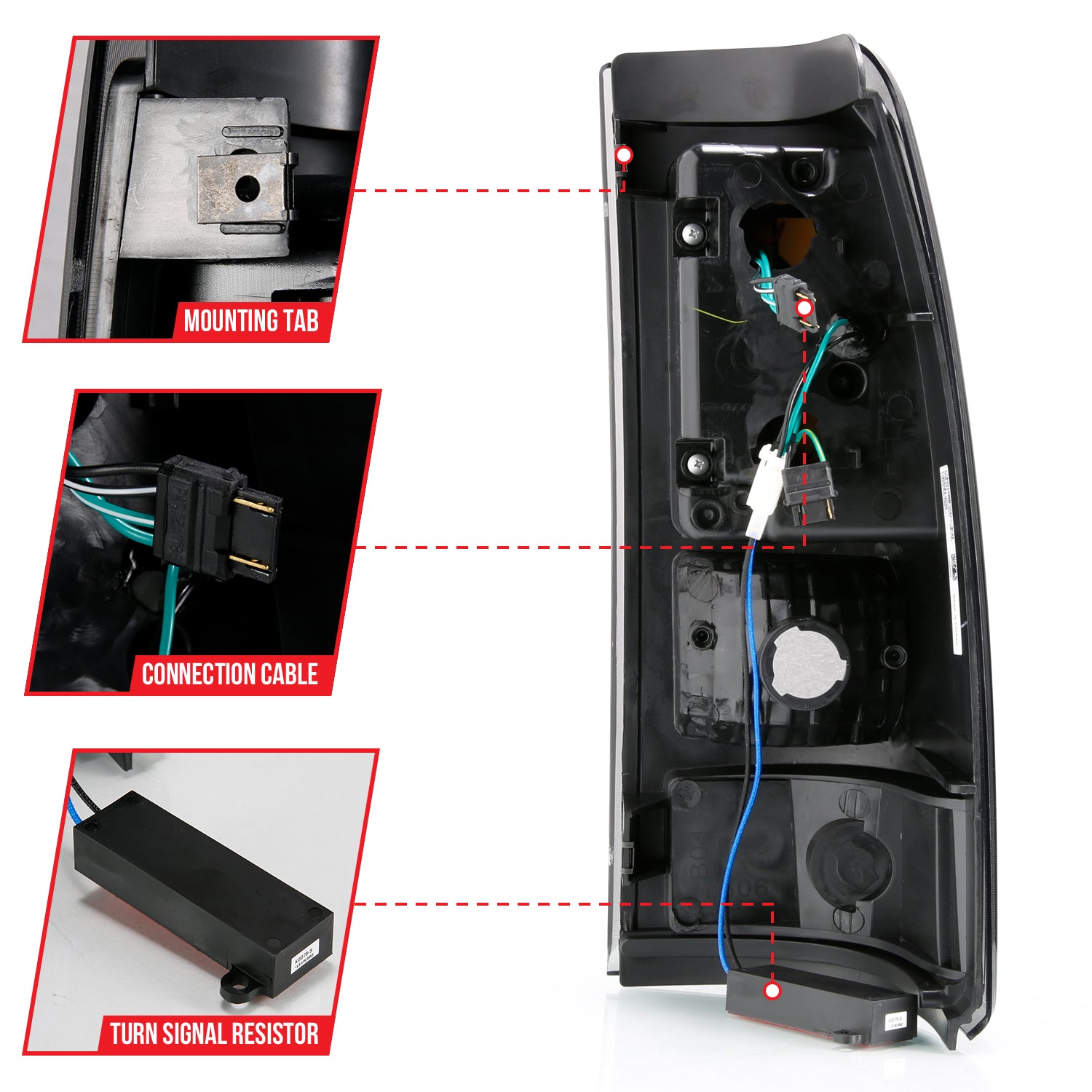 Tail Light Assembly by ANZO USA
