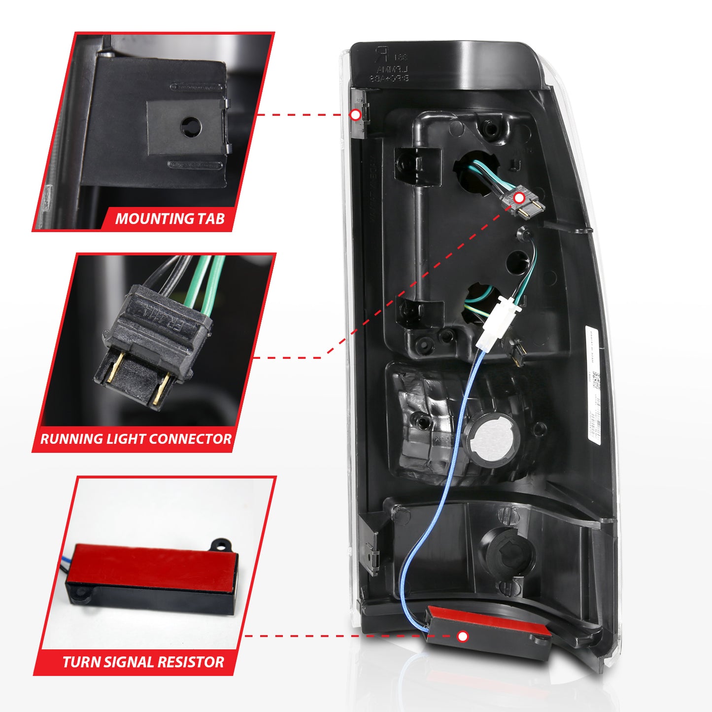 Tail Light Assembly by ANZO USA