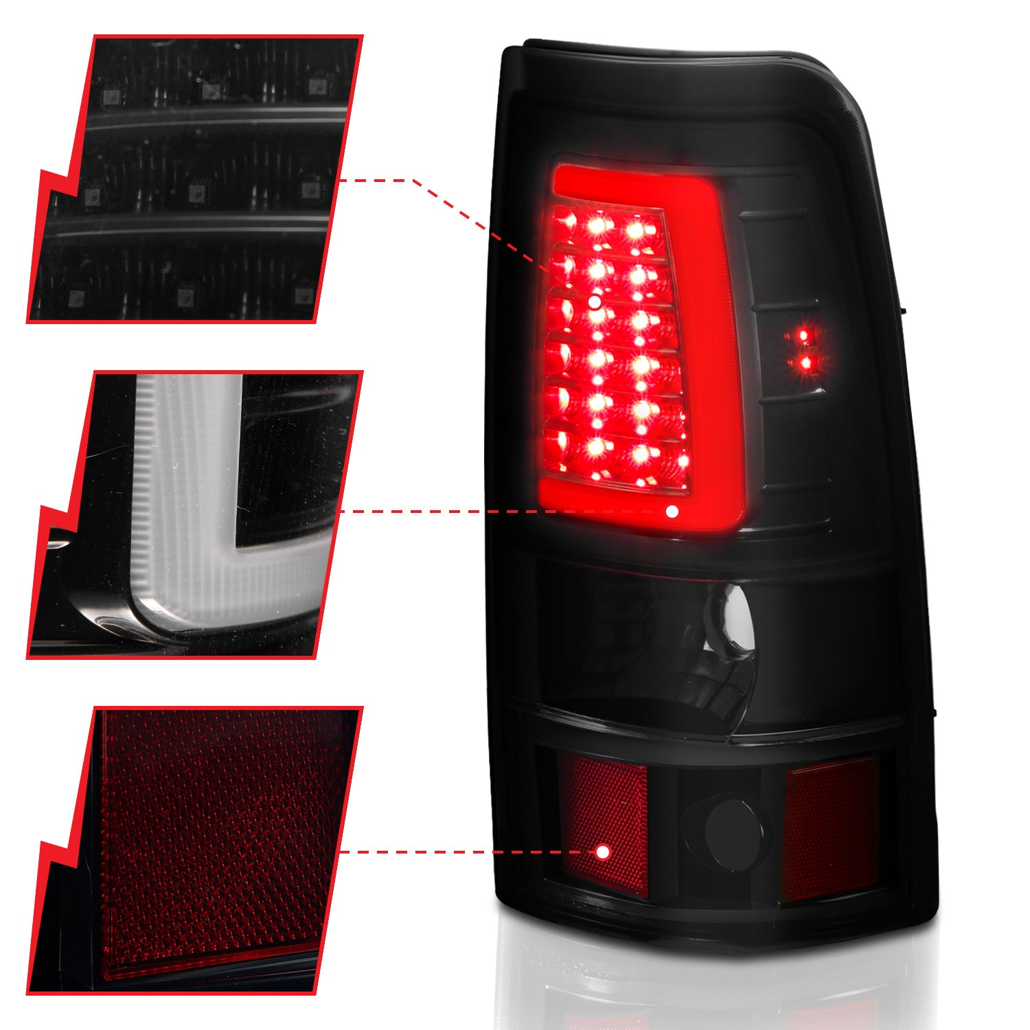 Tail Light Assembly by ANZO USA