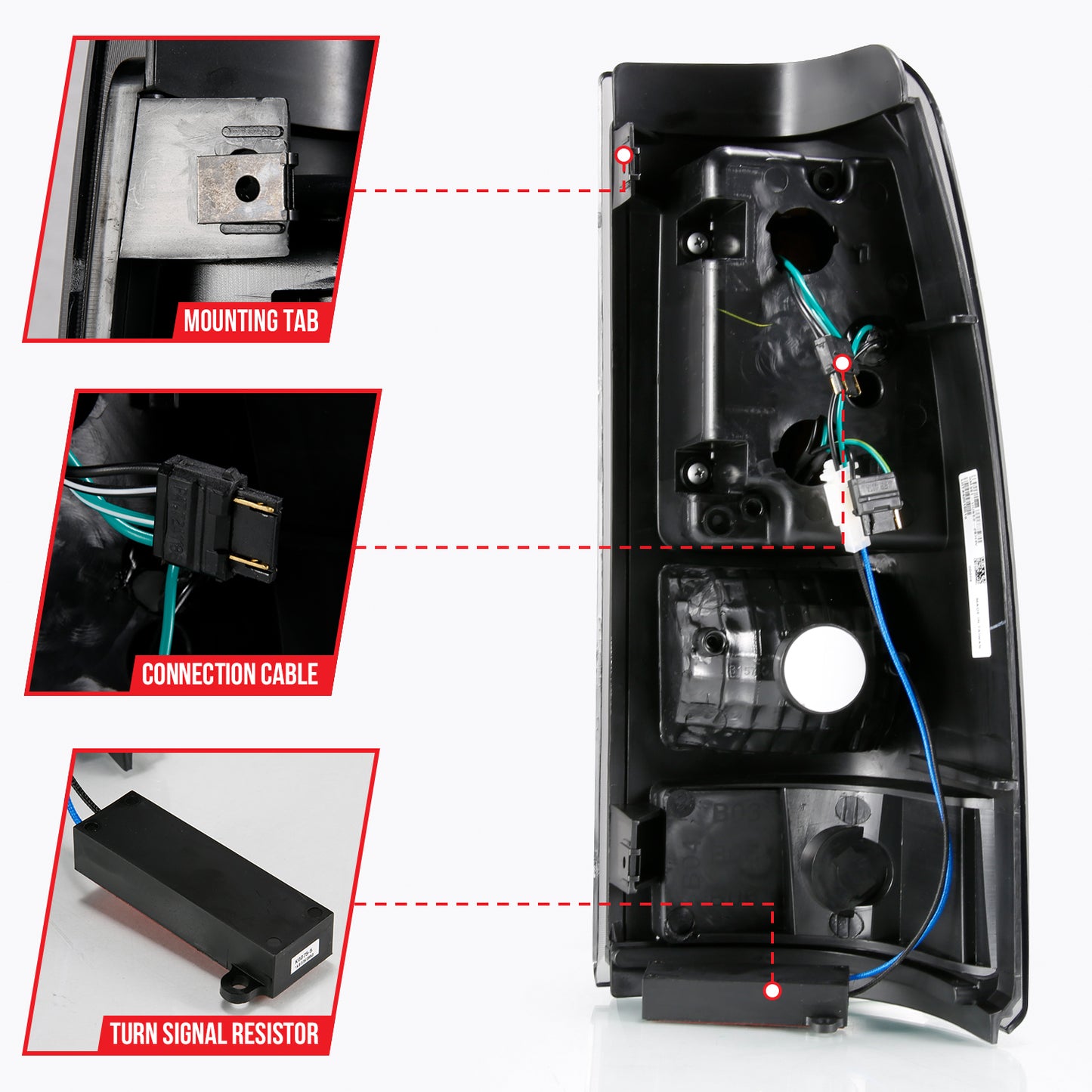 Tail Light Assembly by ANZO USA