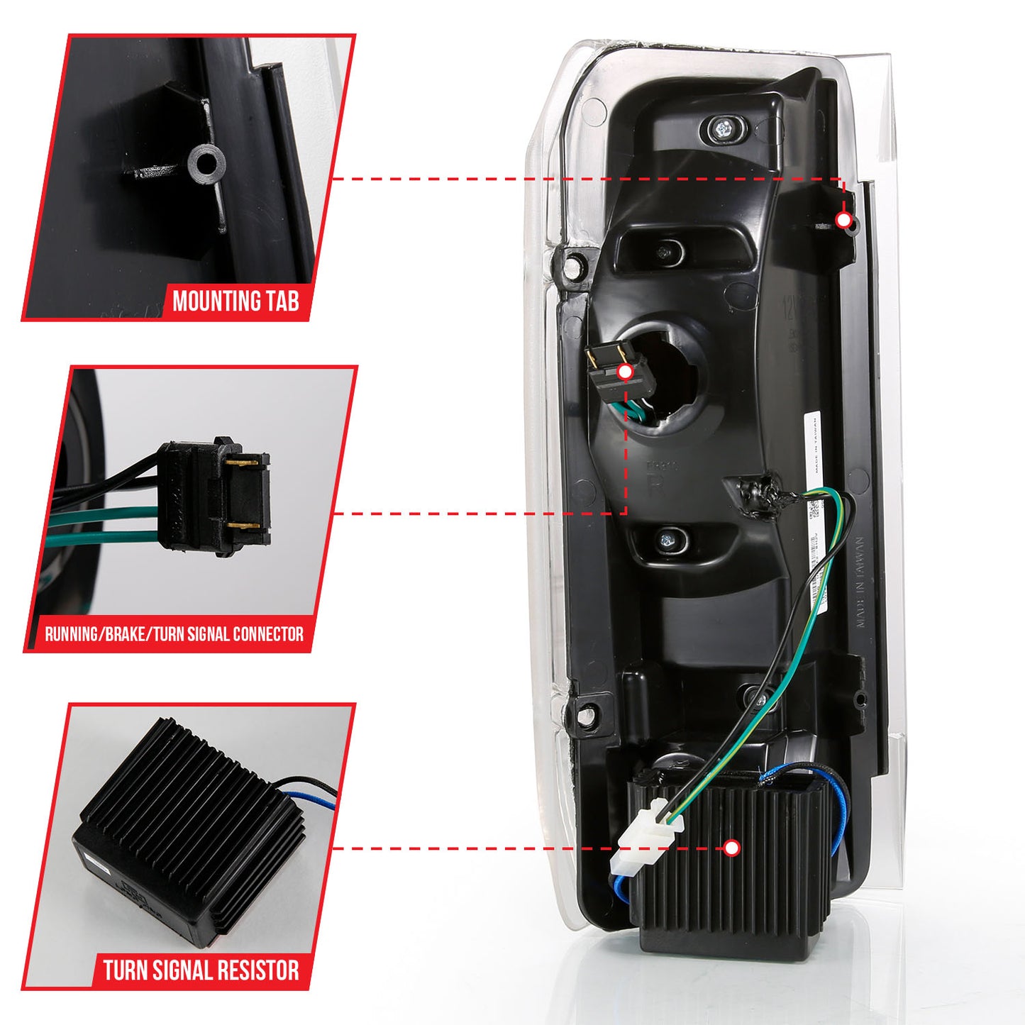 Tail Light Assembly by ANZO USA