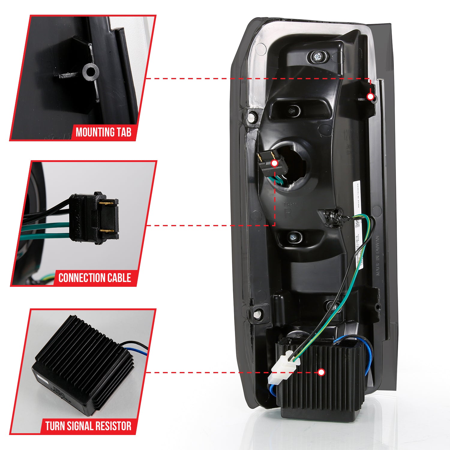 Tail Light Assembly by ANZO USA