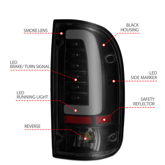 Tail Light Assembly by ANZO USA