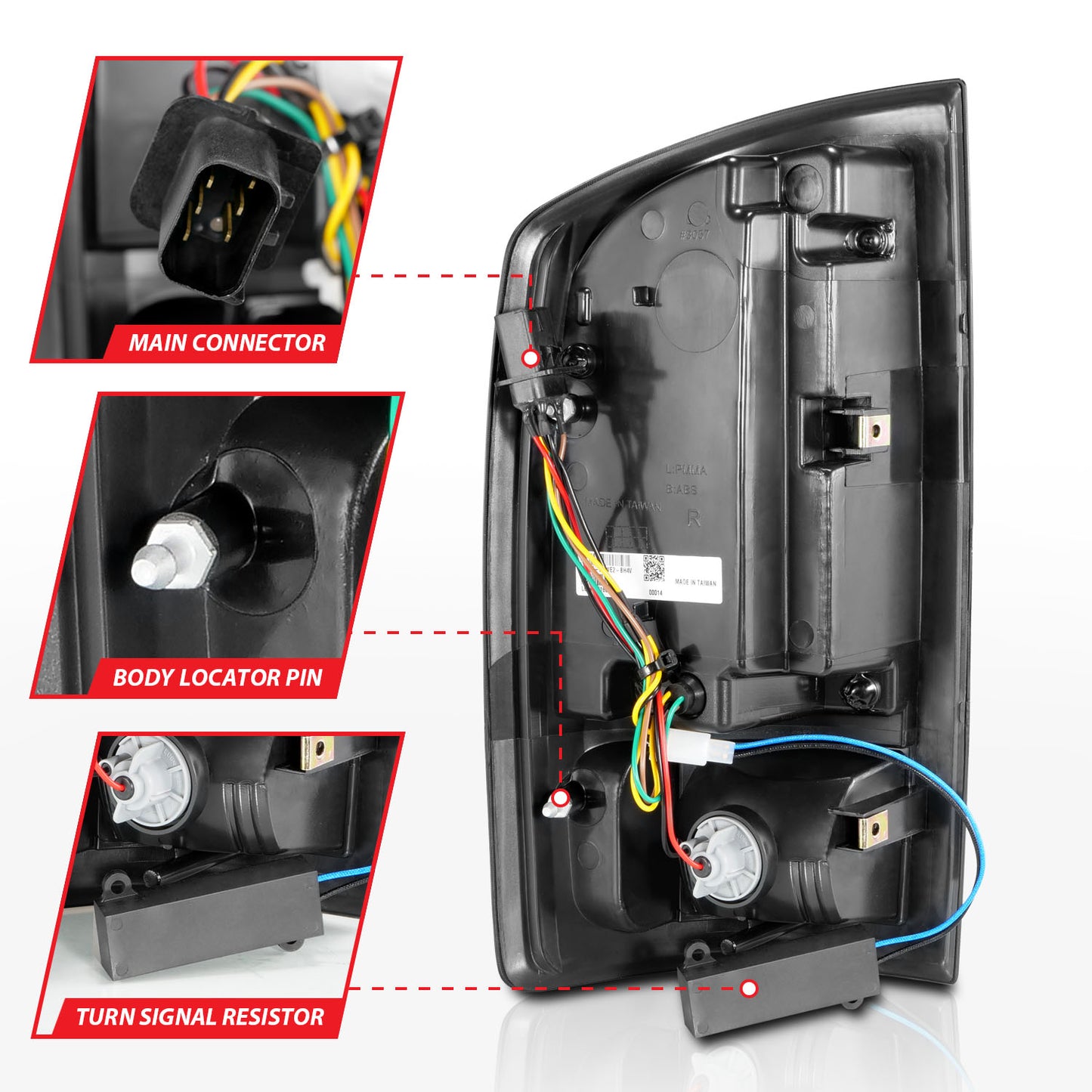 Tail Light Assembly by ANZO USA