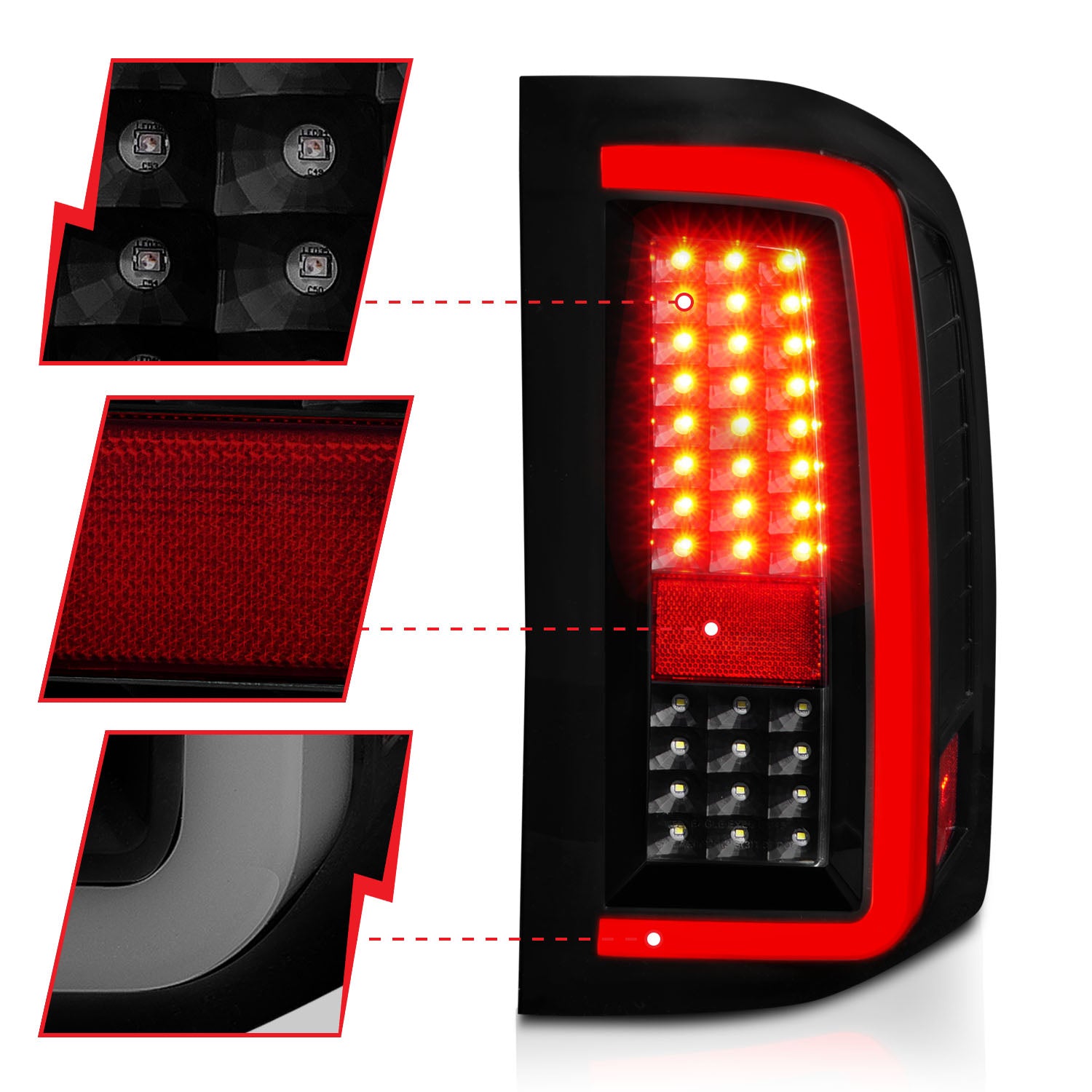 Tail Light Assembly by ANZO USA