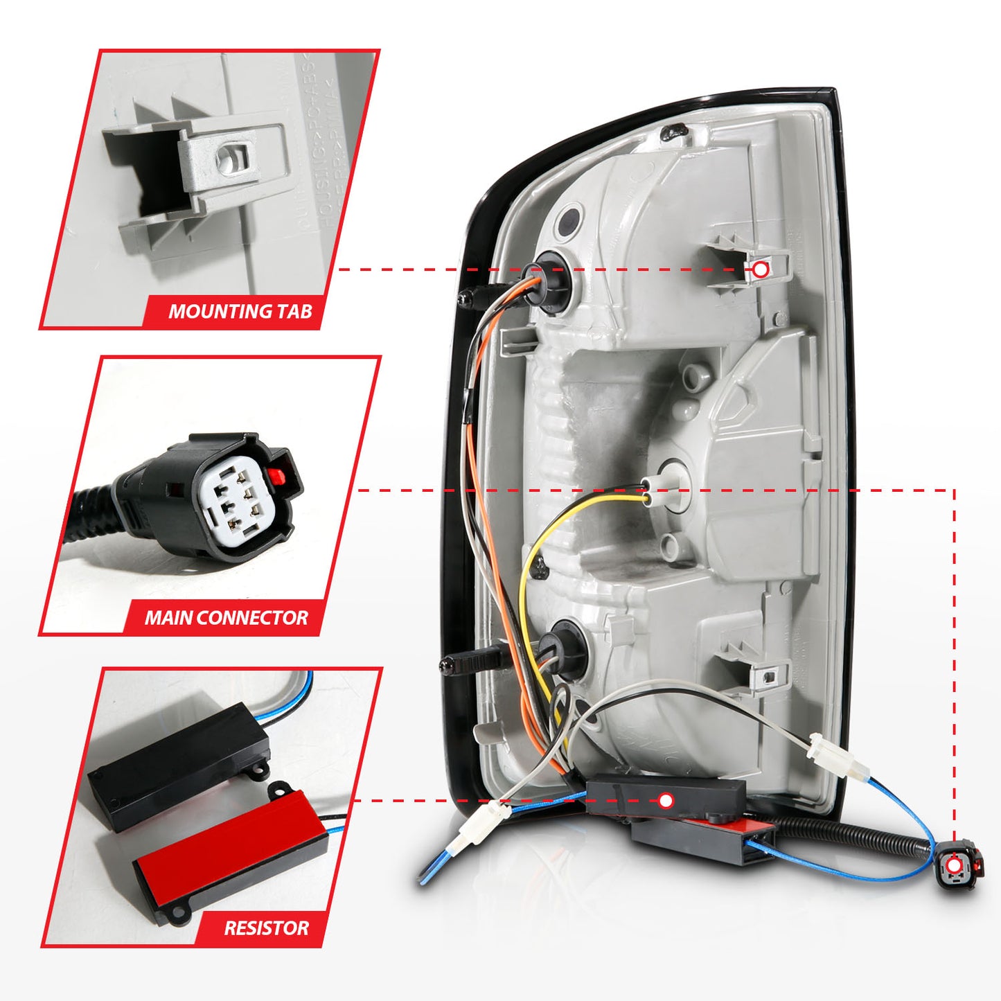 Tail Light Assembly by ANZO USA