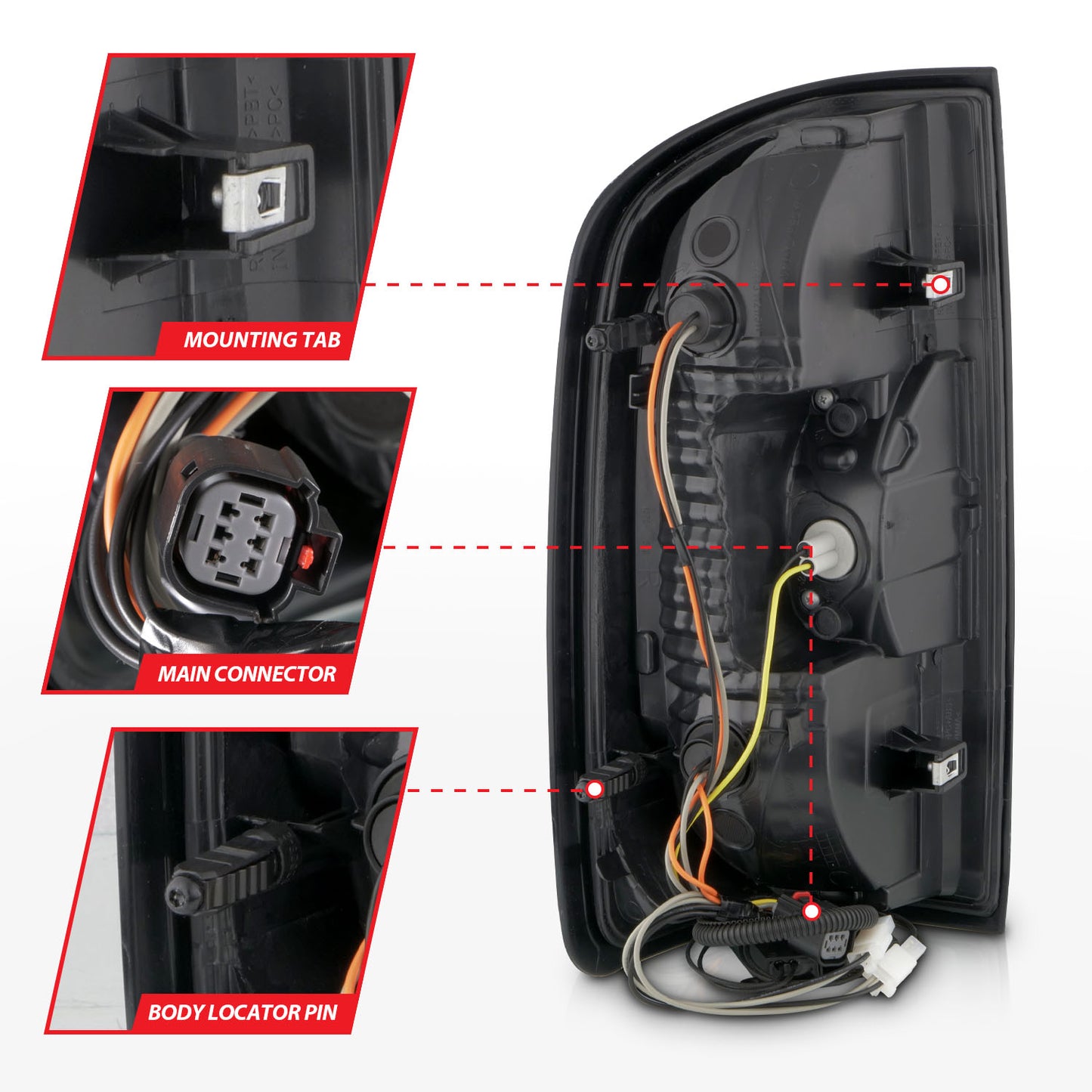 Tail Light Assembly by ANZO USA