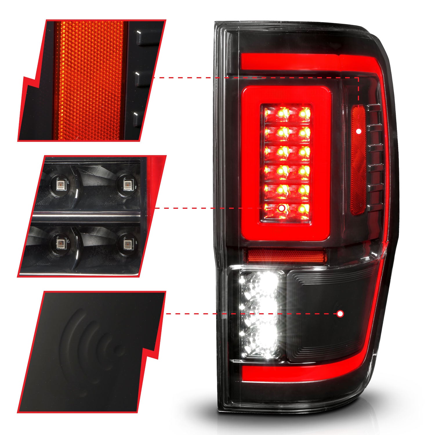 Tail Light Assembly by ANZO USA