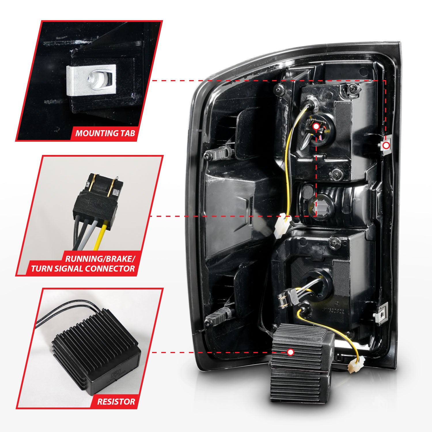 Tail Light Assembly by ANZO USA