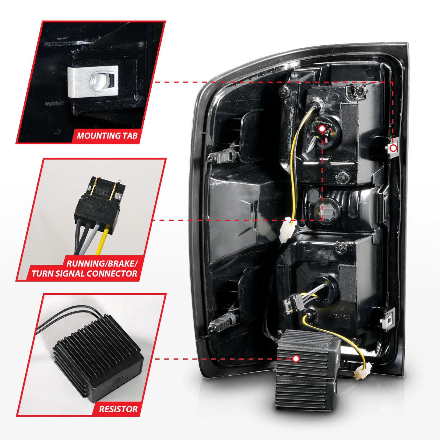 Tail Light Assembly by ANZO USA