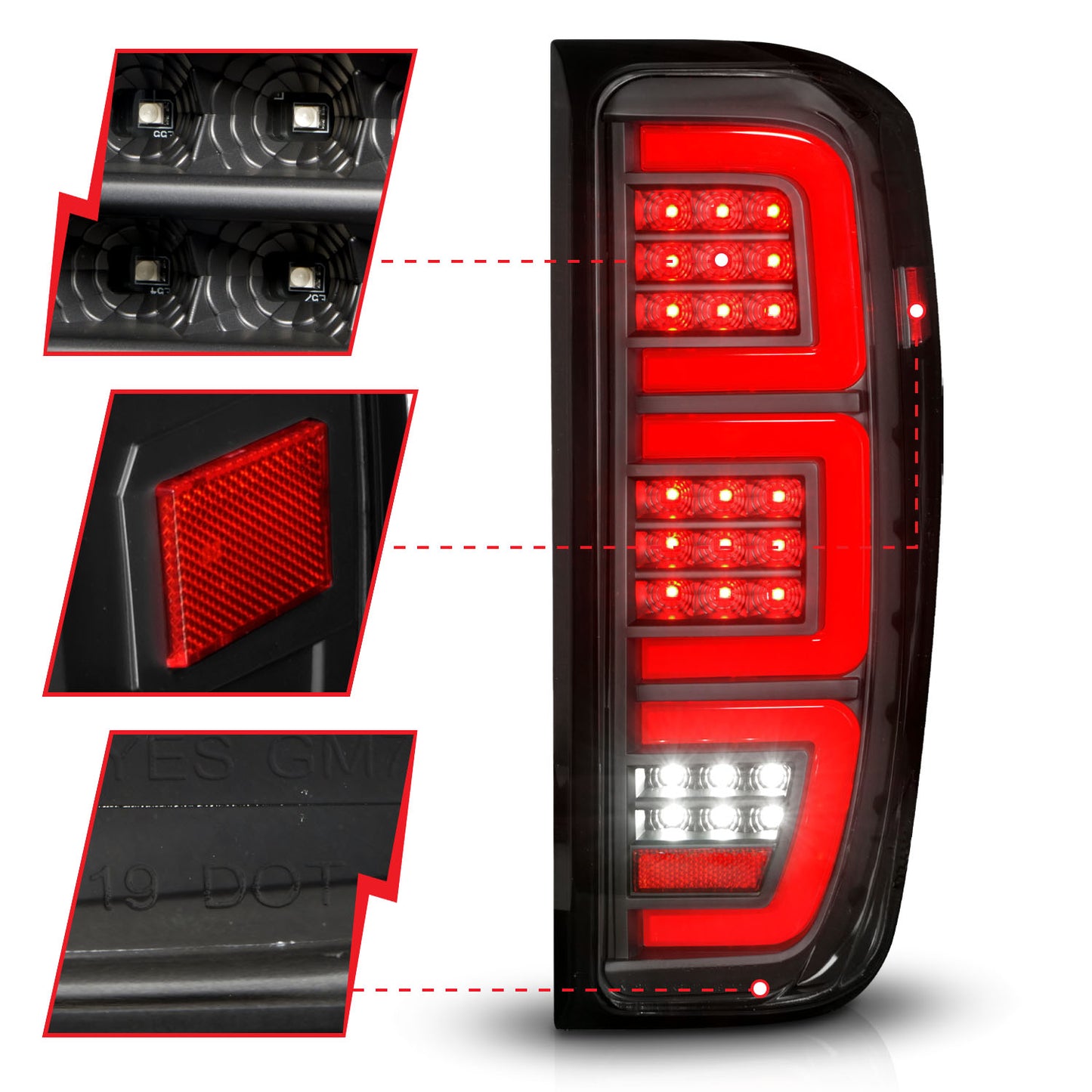 Tail Light Assembly by ANZO USA