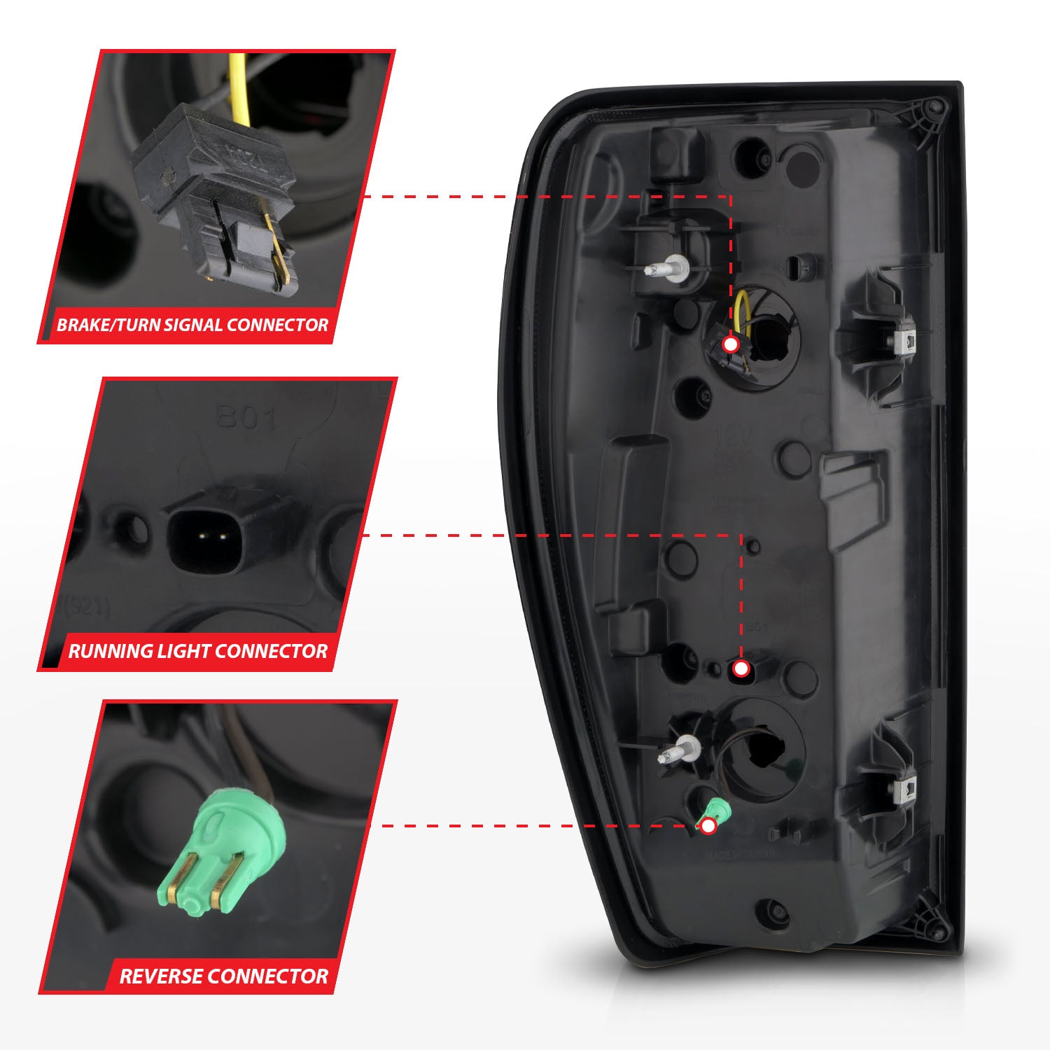 Tail Light Assembly by ANZO USA