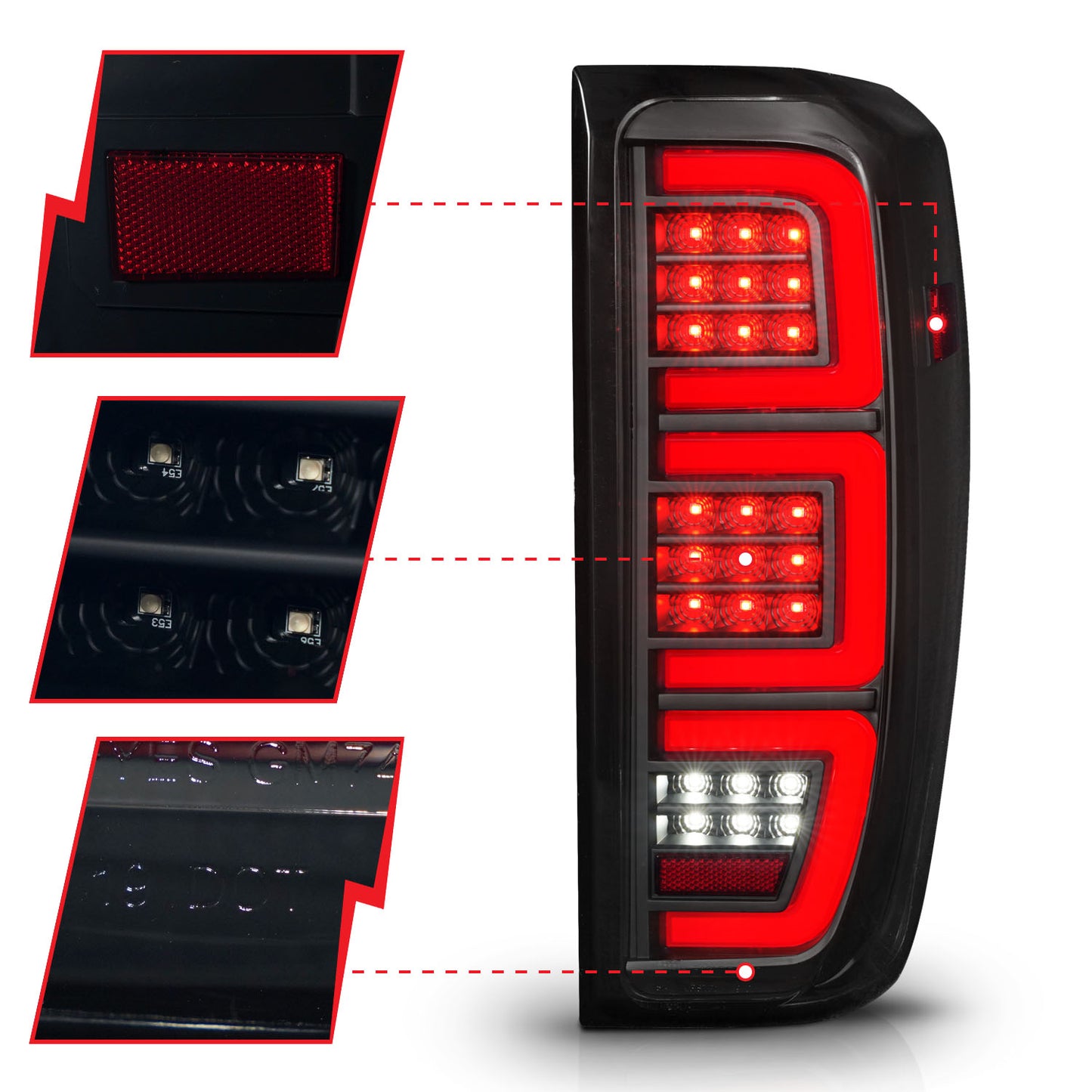 Tail Light Assembly by ANZO USA