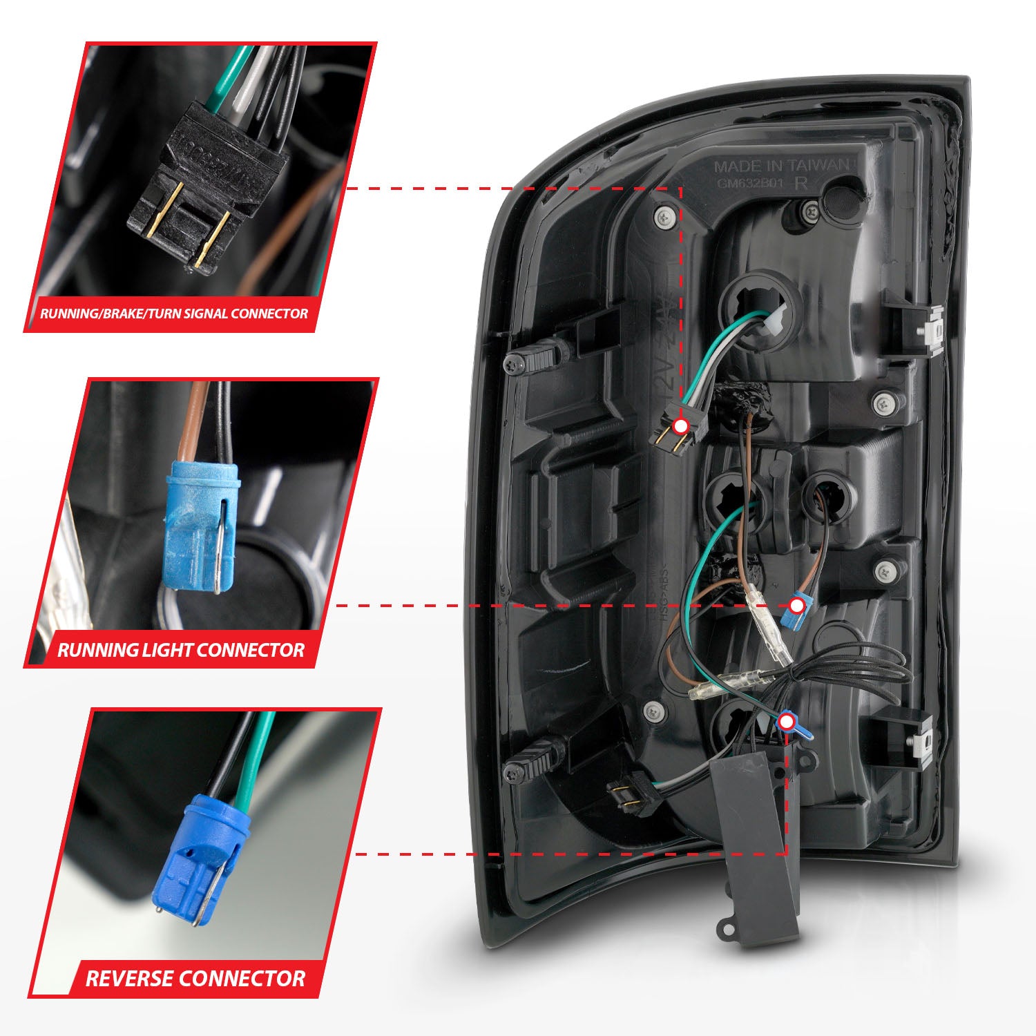 Tail Light Assembly by ANZO USA
