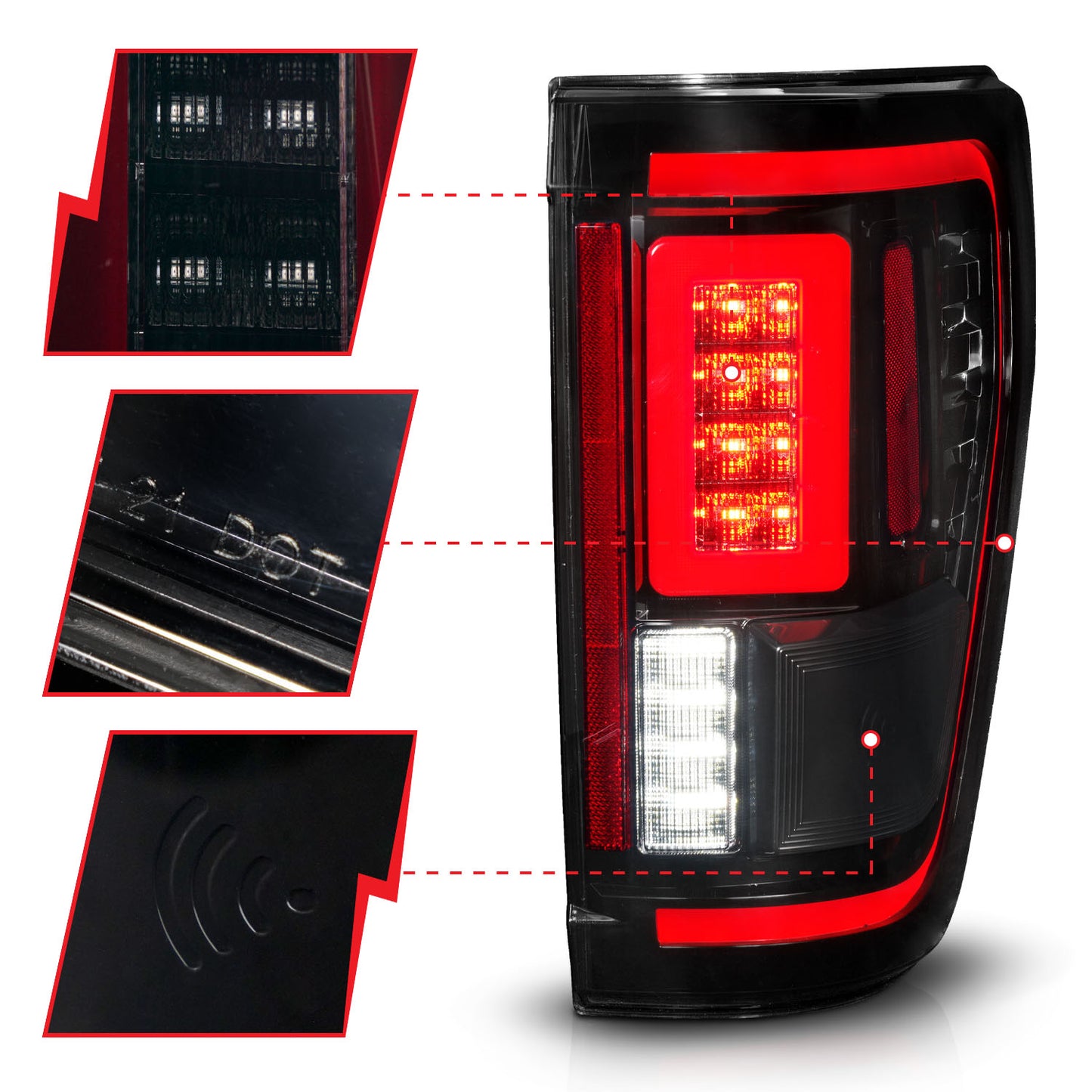 Tail Light Assembly by ANZO USA