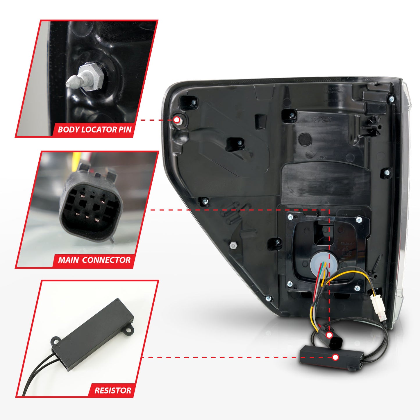 Tail Light Assembly by ANZO USA