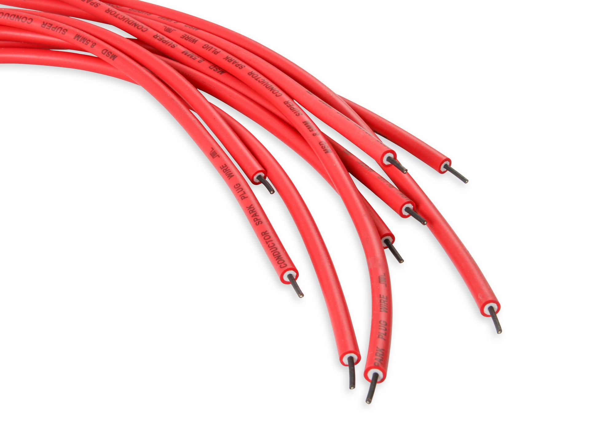Super Conductor Spark Plug Wire Set, Multi-Angle Plug, HEI Cap by MSD