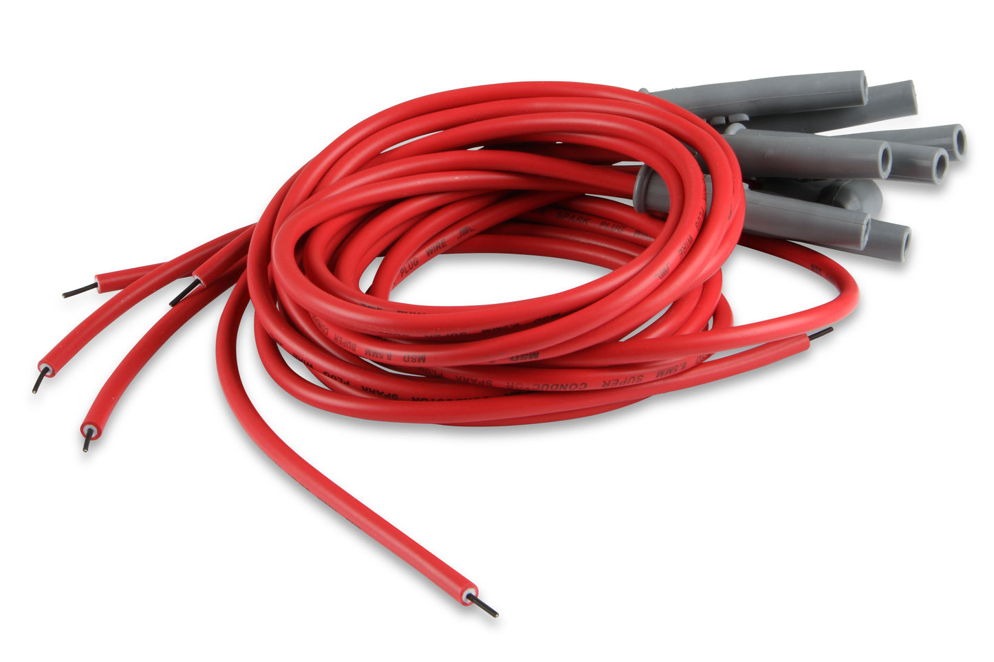 Super Conductor Spark Plug Wire Set, 8 Cyl Multi-Angle Plug, Socket/HEI by MSD