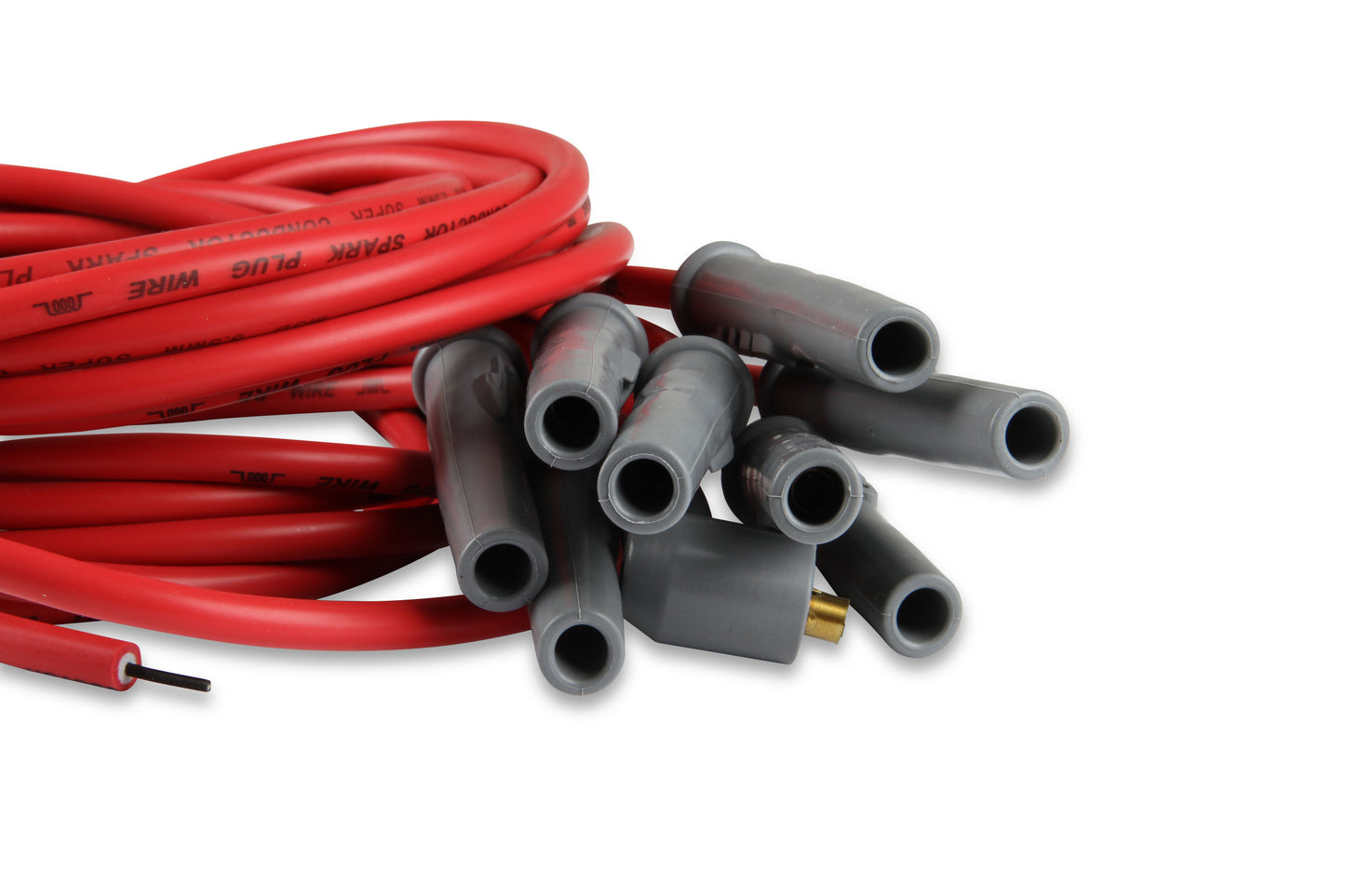 Super Conductor Spark Plug Wire Set, 8 Cyl Multi-Angle Plug, Socket/HEI by MSD