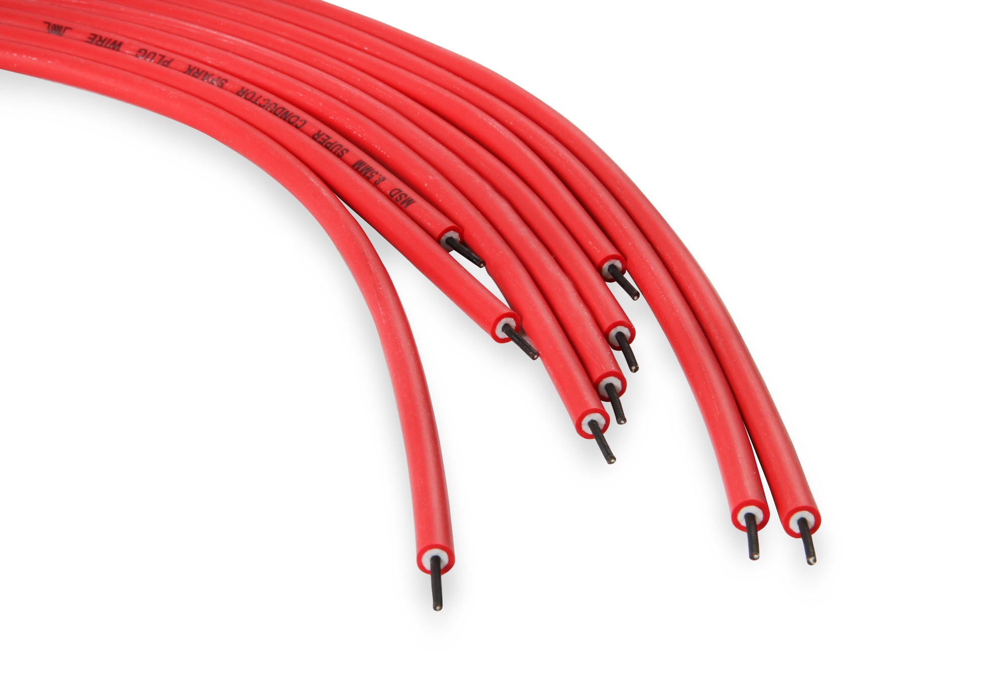 Super Conductor 8.5mm Spark Plug Wire Set, 8 Cylinder 90° Plug/90° Cap by MSD
