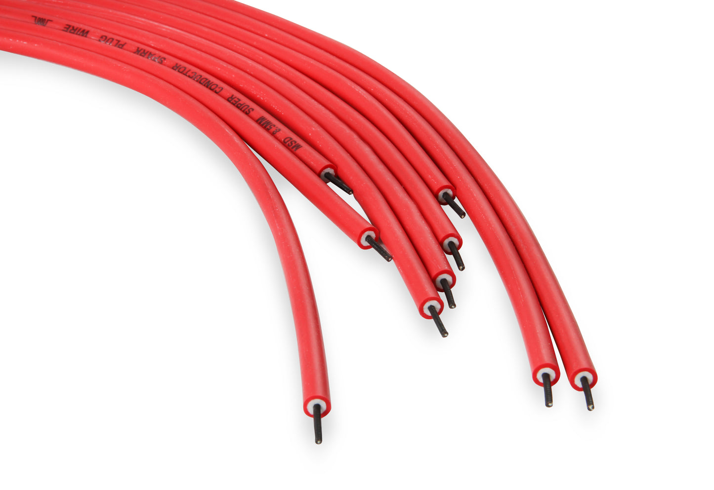 Super Conductor 8.5mm Spark Plug Wire Set, 8 Cylinder 90° Plug/90° Cap by MSD
