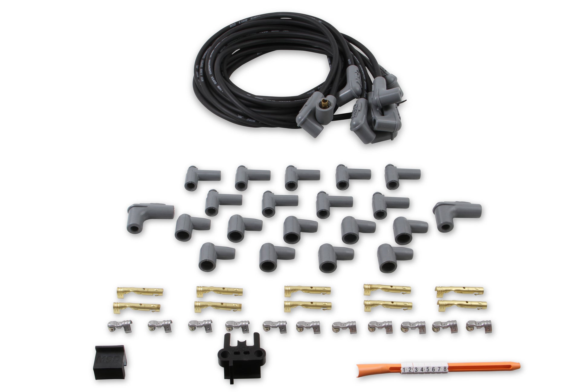 Black Super Conductor Universal 8 cyl. 90° by MSD