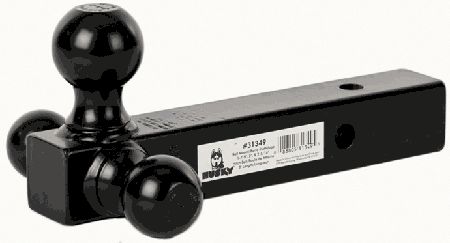 Fits 2" Recvr 1-7/8" Ball 2K LB GTW 0" Drop & 0" Rise Non Swivel Non Extend by Husky Towing