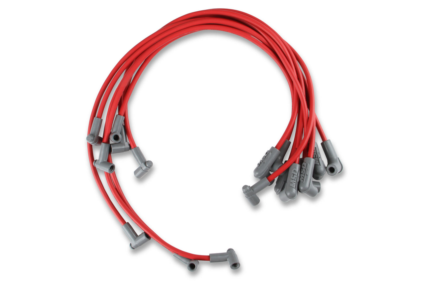 Super Conductor Spark Plug Wire Set, Small Block Chevy 350 HEI by MSD