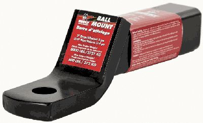 Fits 2" Recvr 6K Gross Wt 2-1/4" Drop/1" Rise 9" Shank Length W/O Ball Steel by Husky Towing