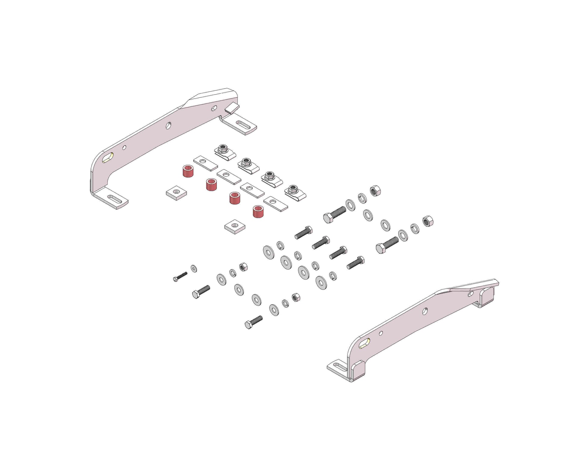 Bracket 2 Piece Bolt-On Drilling Required by Husky Towing