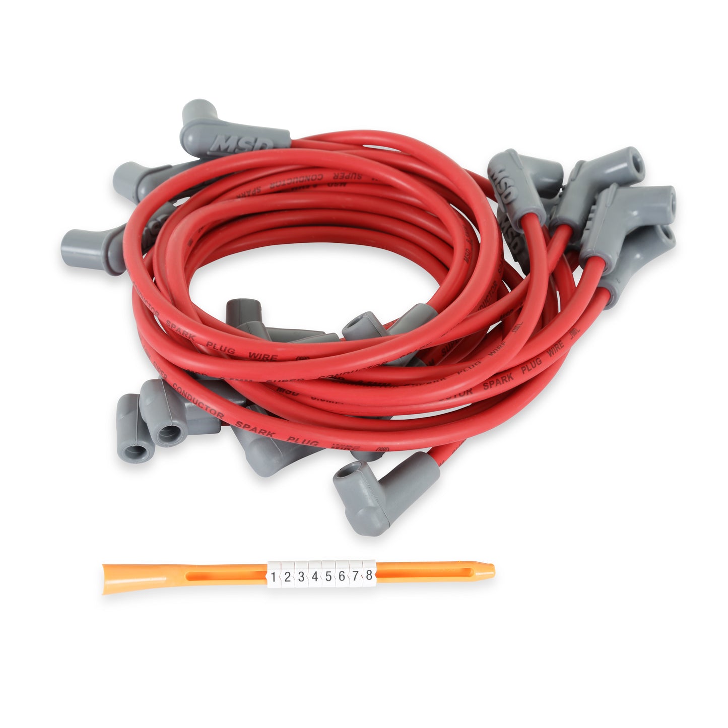Super Conductor Spark Plug Wire Set, Chevy Truck 305-350 '85-On by MSD
