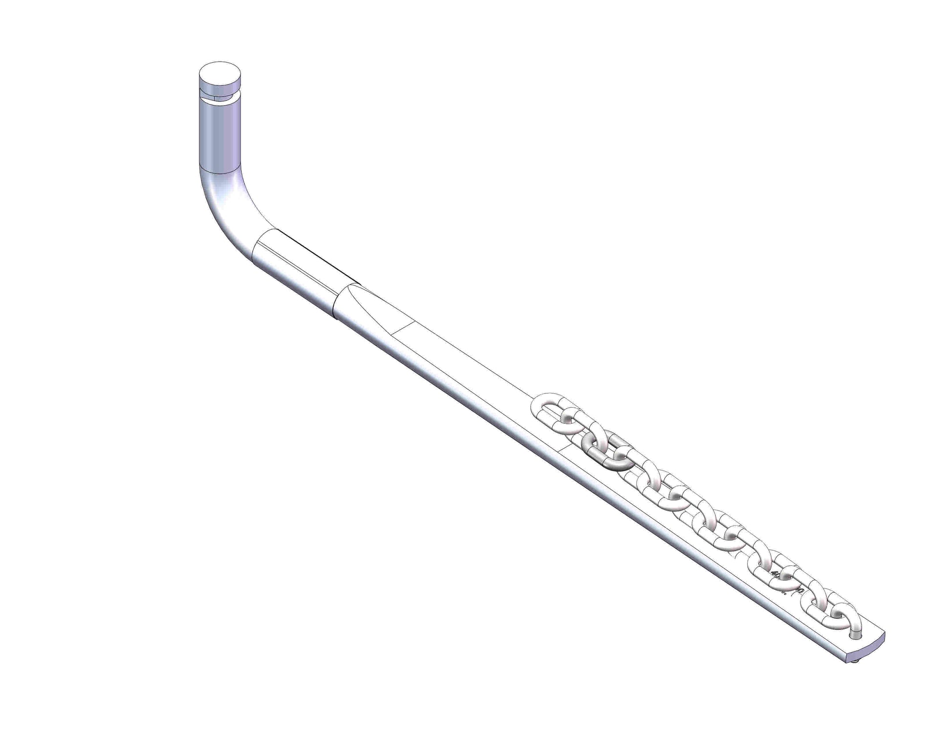 Replacement Rnd Spring Bar For Husky Wt Dist System 400 to 600 LB Tong W/Chain by Husky Towing