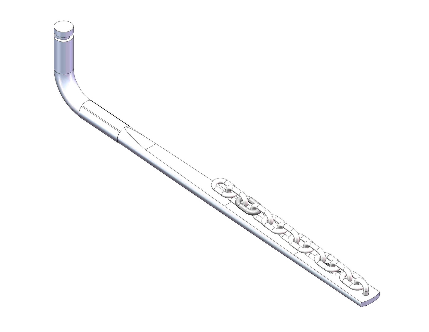 Replacement Rnd Spring Bar For Husky Wt Dist System 501 to 800 LB Tong W/Chain by Husky Towing