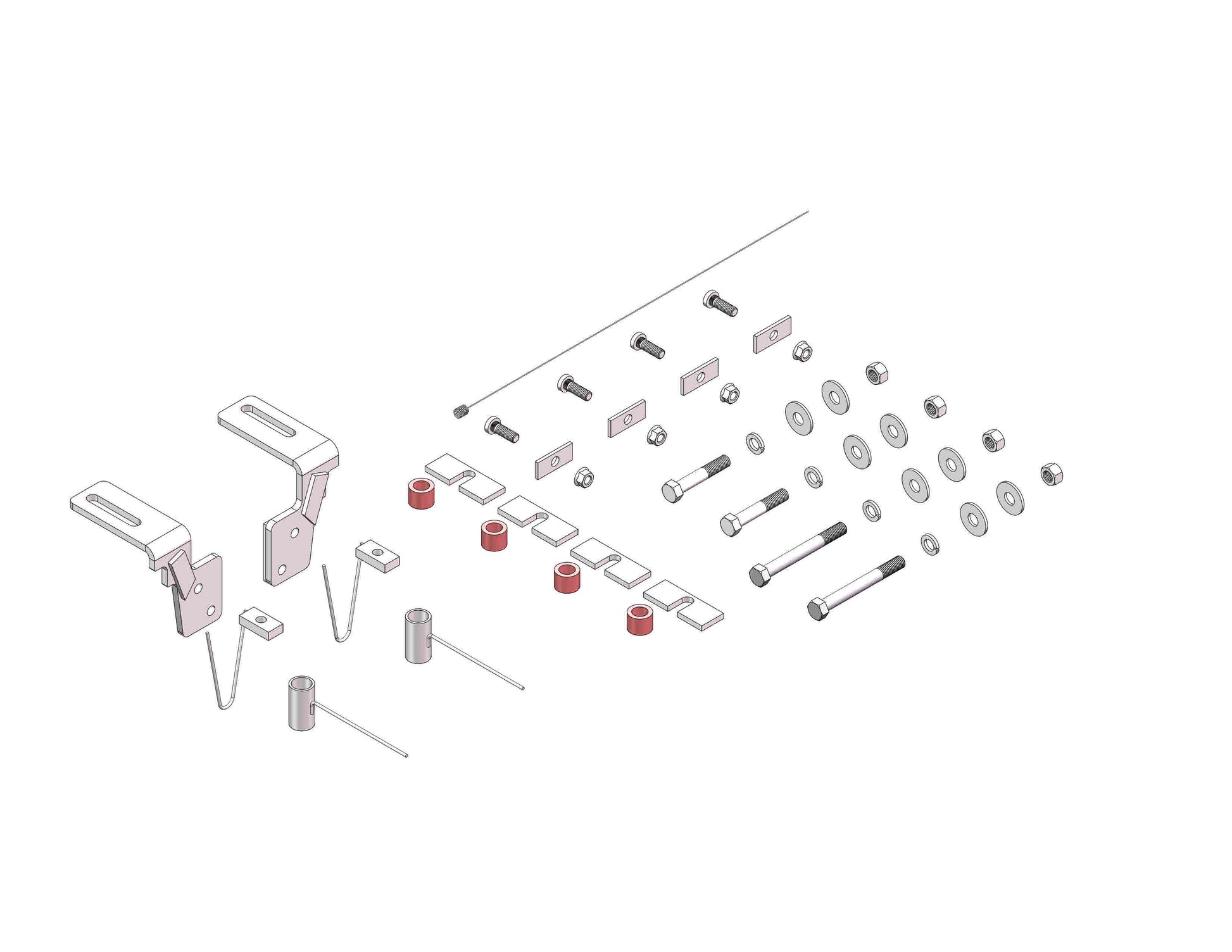 Bracket For Use With 4 or 10 Bolt Rails Bolt-On Drilling Required by Husky Towing
